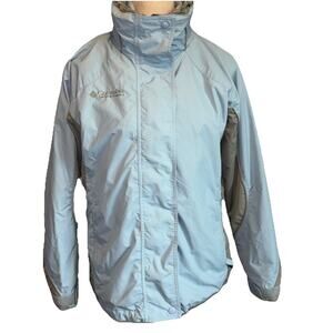 Columbia Jacket Womens Medium Small‎ Core Interchange Ski/snowboard Powder Blue